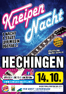 Poster: Kneipennacht Hechingen 